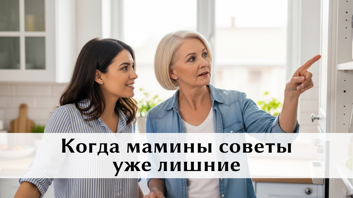 Момент, когда советы становятся лишними.