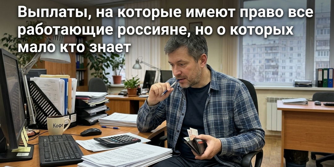 Выплаты, которые положены всем работающим россиянам, но о которых мало кто знает