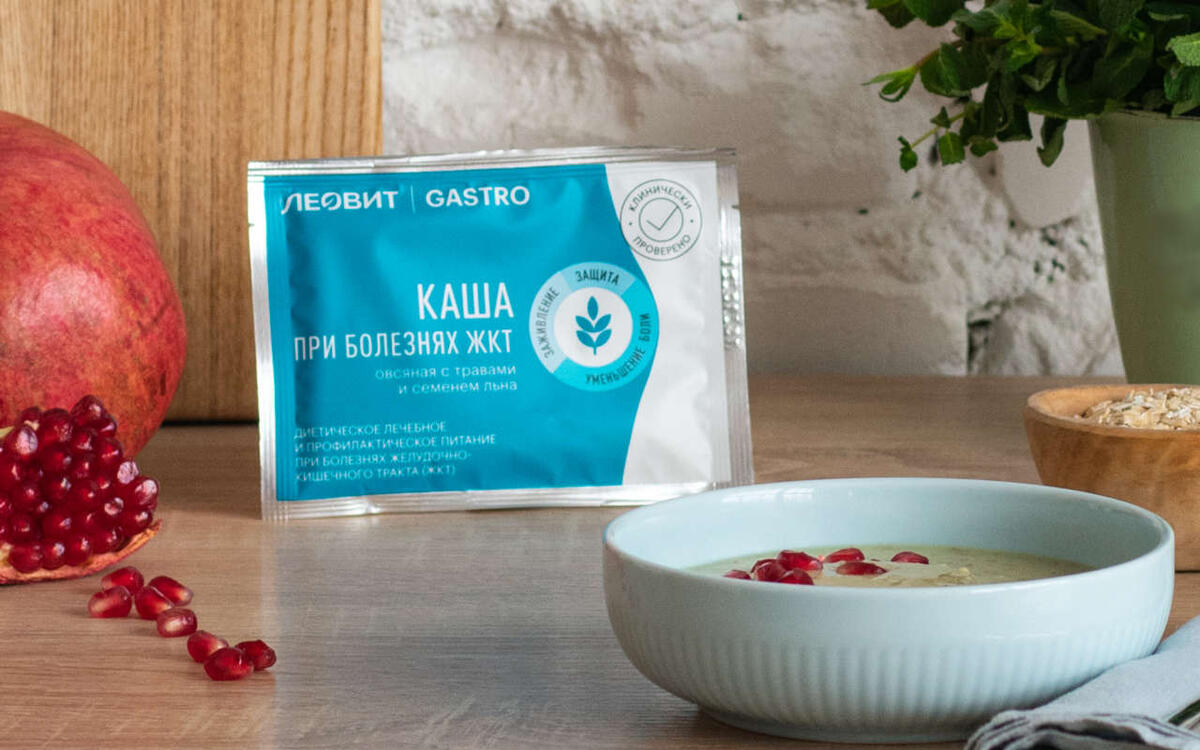 Лечебная каша при болезнях желудочно-кишечного тракта ЛЕОВИТ GASTRO