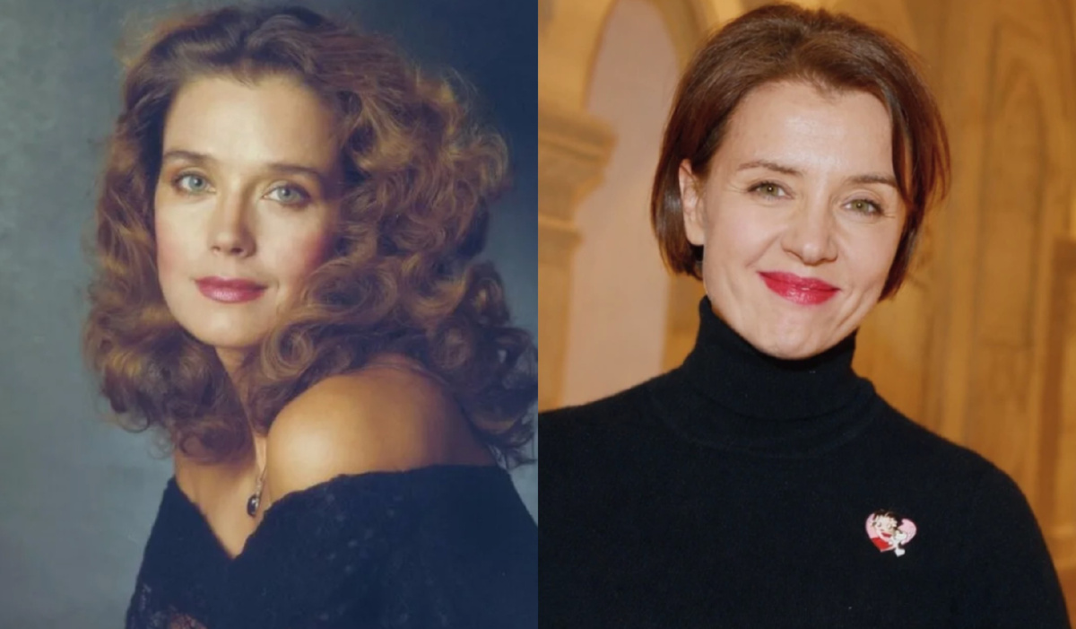 на фото слева Ирина Алферова в молодости, справа на фото Ксения Алферова