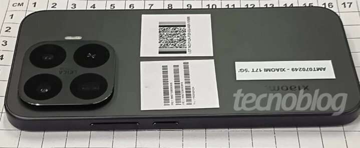 Шпионский снимок Xiaomi 17T