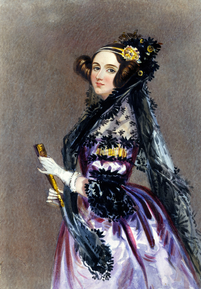Ада Лавлейс, около 1840 года