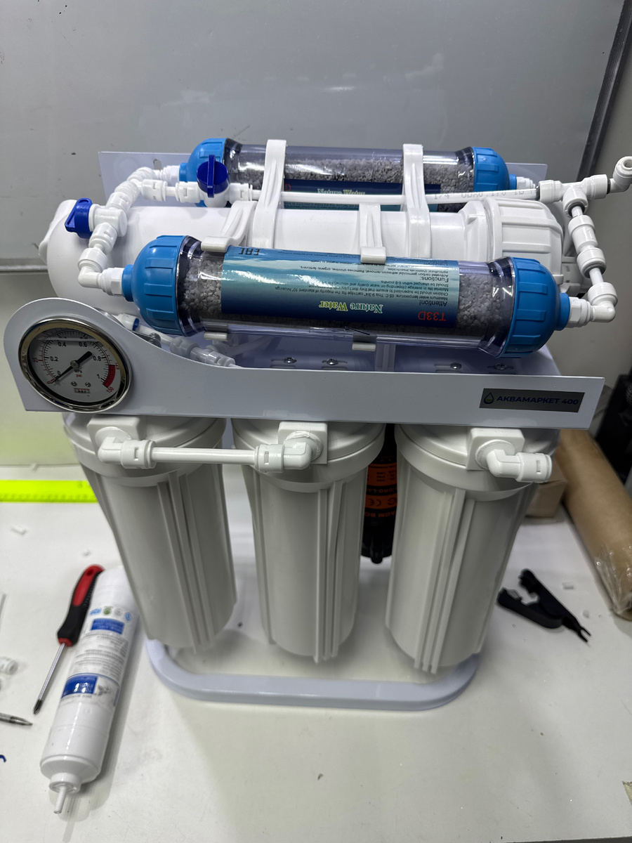 Наш Аквамаркет 400 с 2 минерализаторами