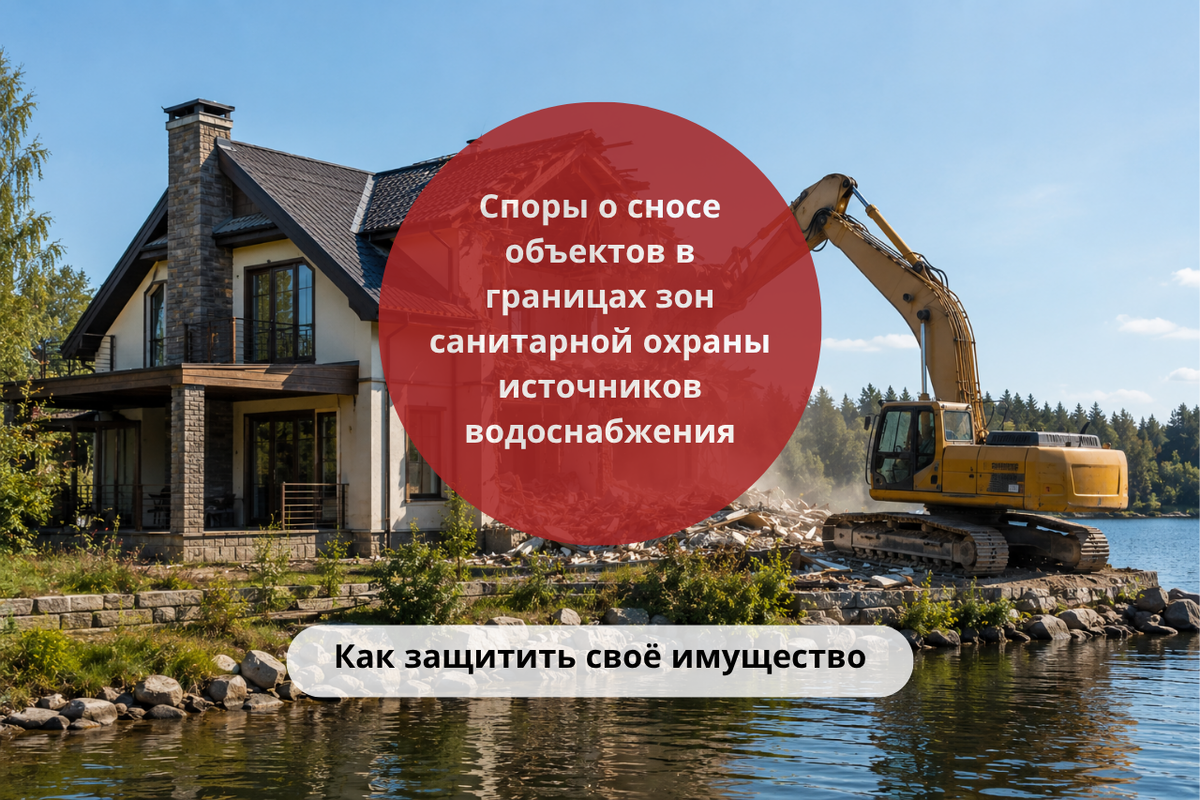 Споры о сносе объектов в границах зон санитарной охраны источников водоснабжения / Правовой центр «Два М»