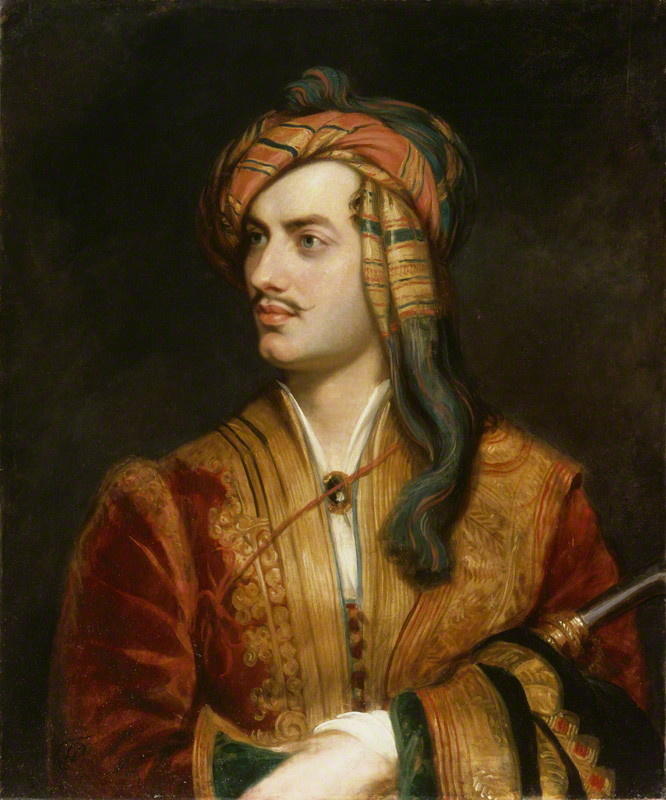 Лорд Байрон, худ. Томас Филлипс, 1835 г. 