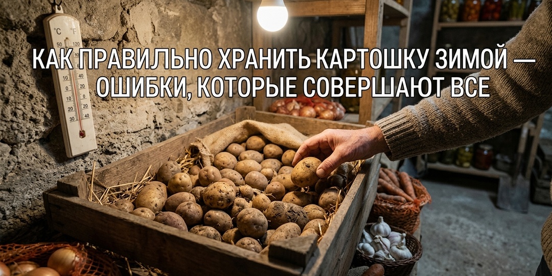 Как правильно хранить урожай картофеля зимой — ошибки, которые делают все