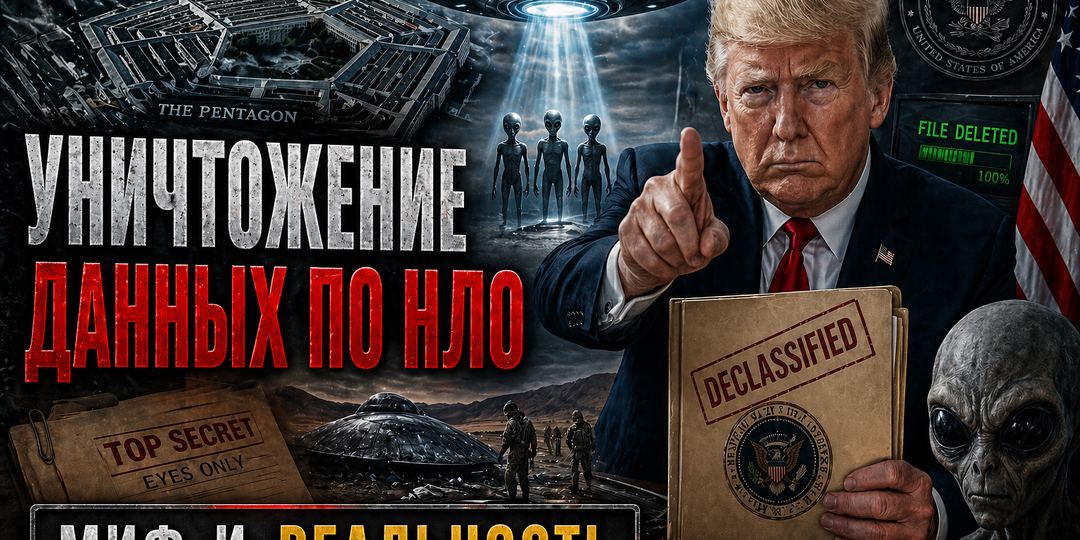 Обещанные Трампом данные по НЛО были уничтожены?