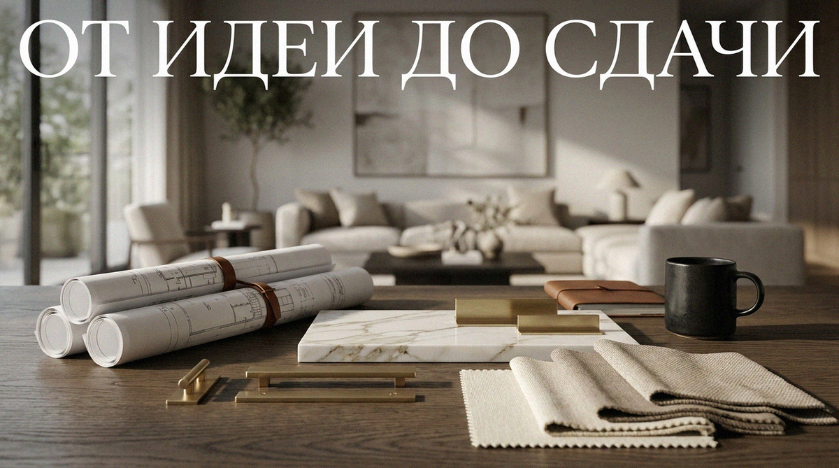 Интерьер в процессе проектирования: чертежи, материалы и будущая планировка.