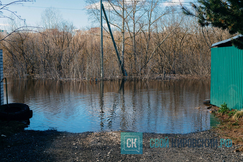 За сутки уровень воды в Вятке у Кирова снизился на 1 см