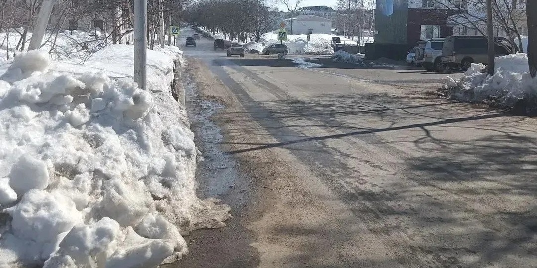 В Охе завершили расчистку улиц от снега