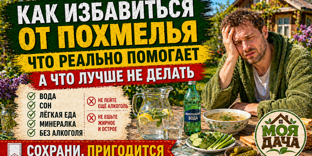 Как избавиться от похмелья: что реально помогает, а что лучше не делать