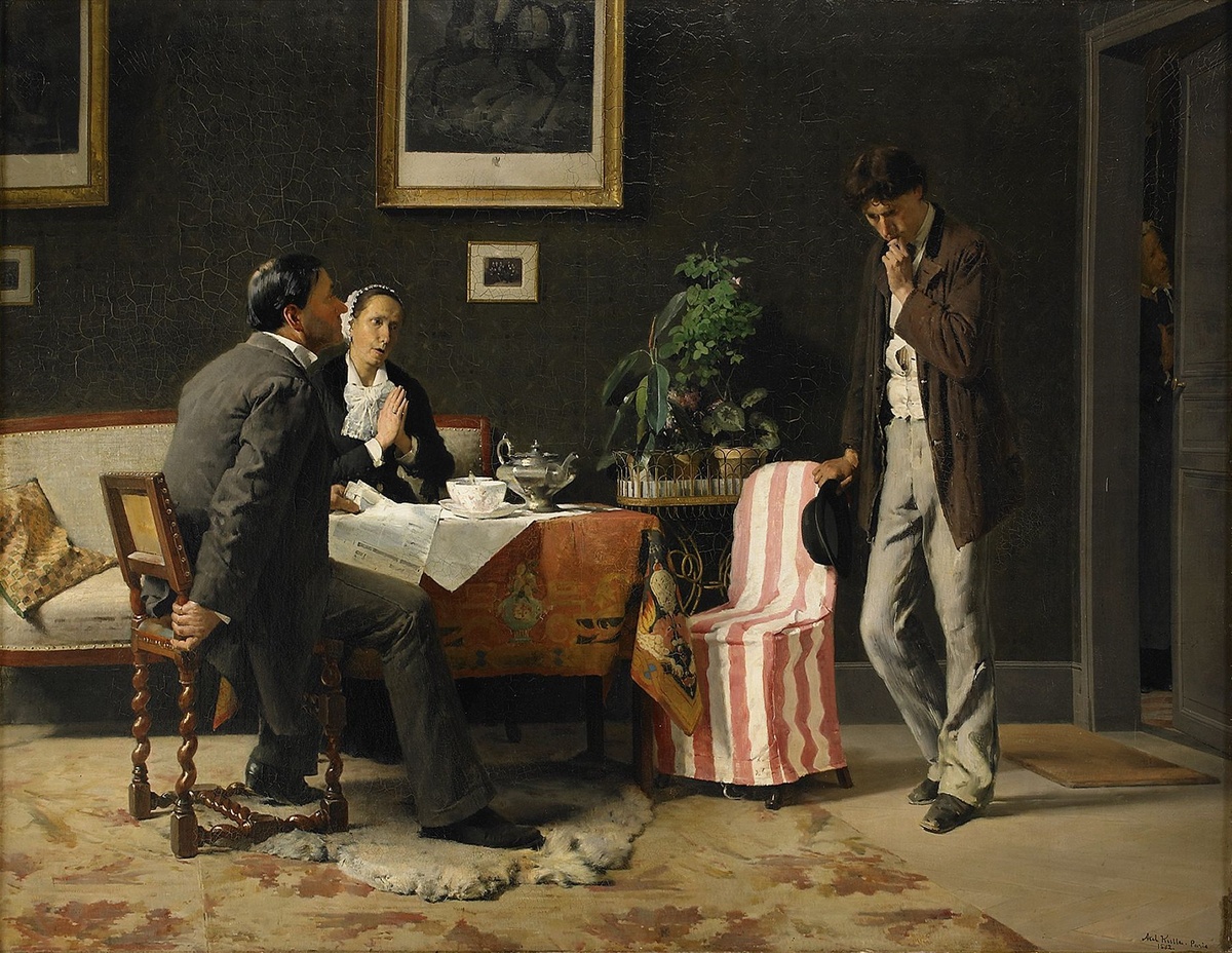 Аксель Кулле «Возвращение блудного сына», 1882 год