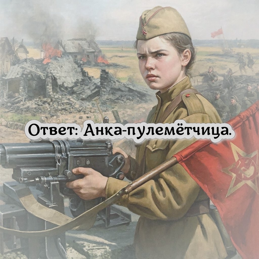 Анка-пулемётчица.