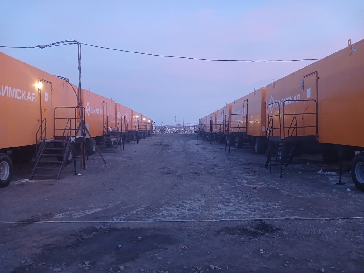 Вахтовый городок «Полярного экспресса»