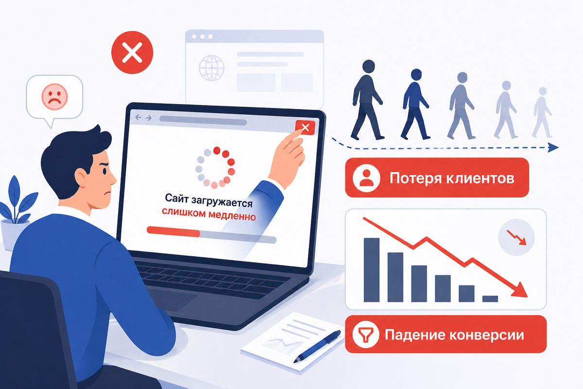 То есть скорость сайта напрямую влияет не только на SEO, но и на прибыль бизнеса.