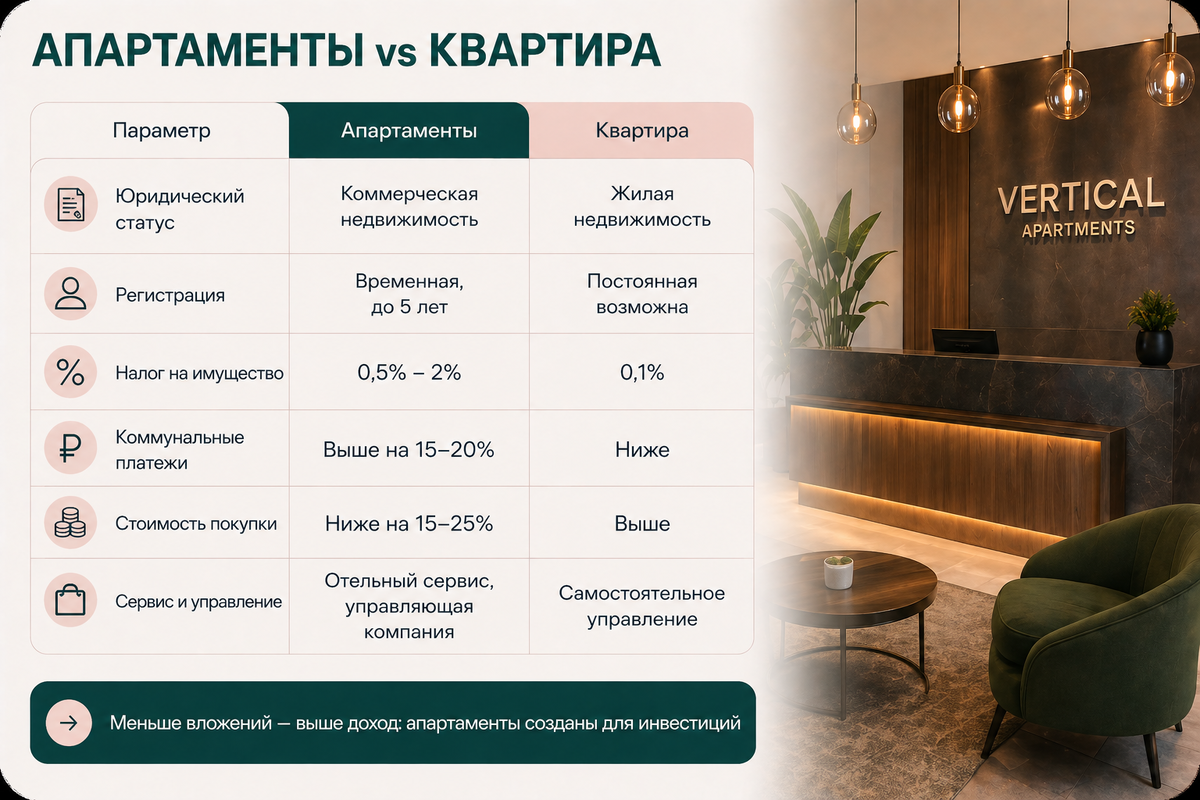 Материалы предоставлены сетью апарт-отелей Vertical