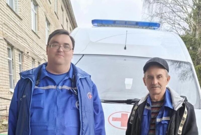 В Старожиловском районе бригада скорой спасла мужчину с инфарктом