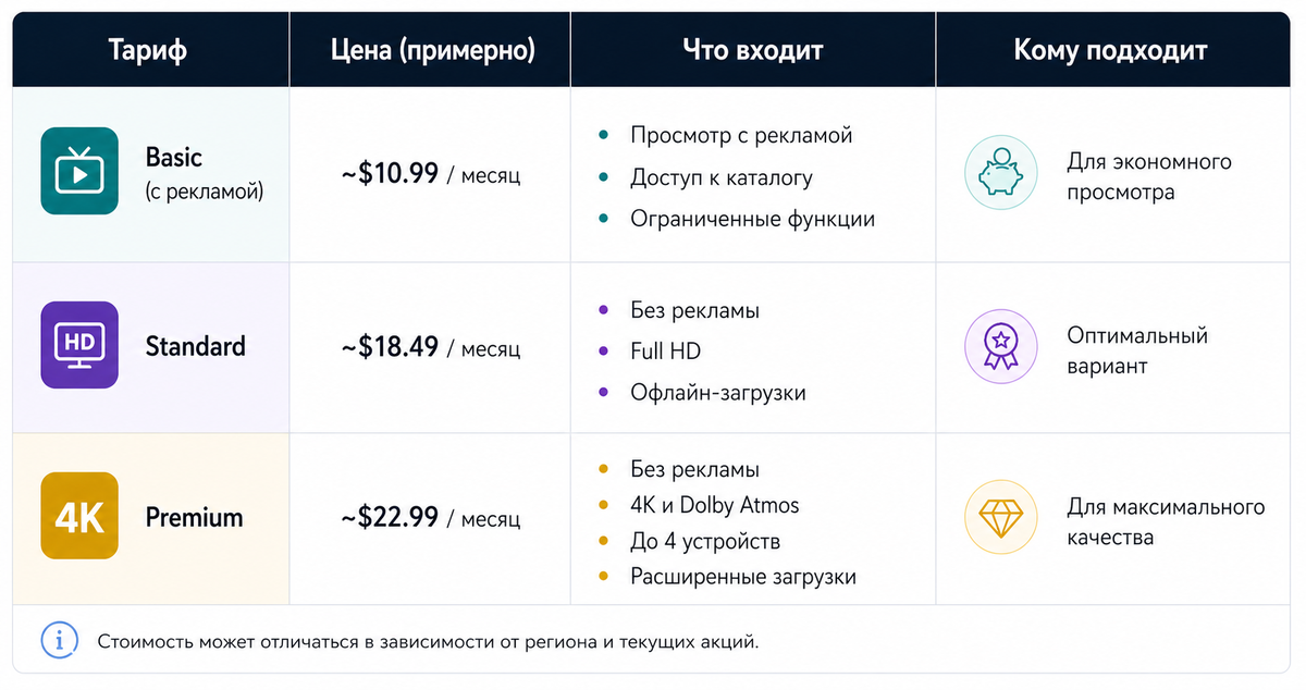 Тарифы и подписки HBO Max