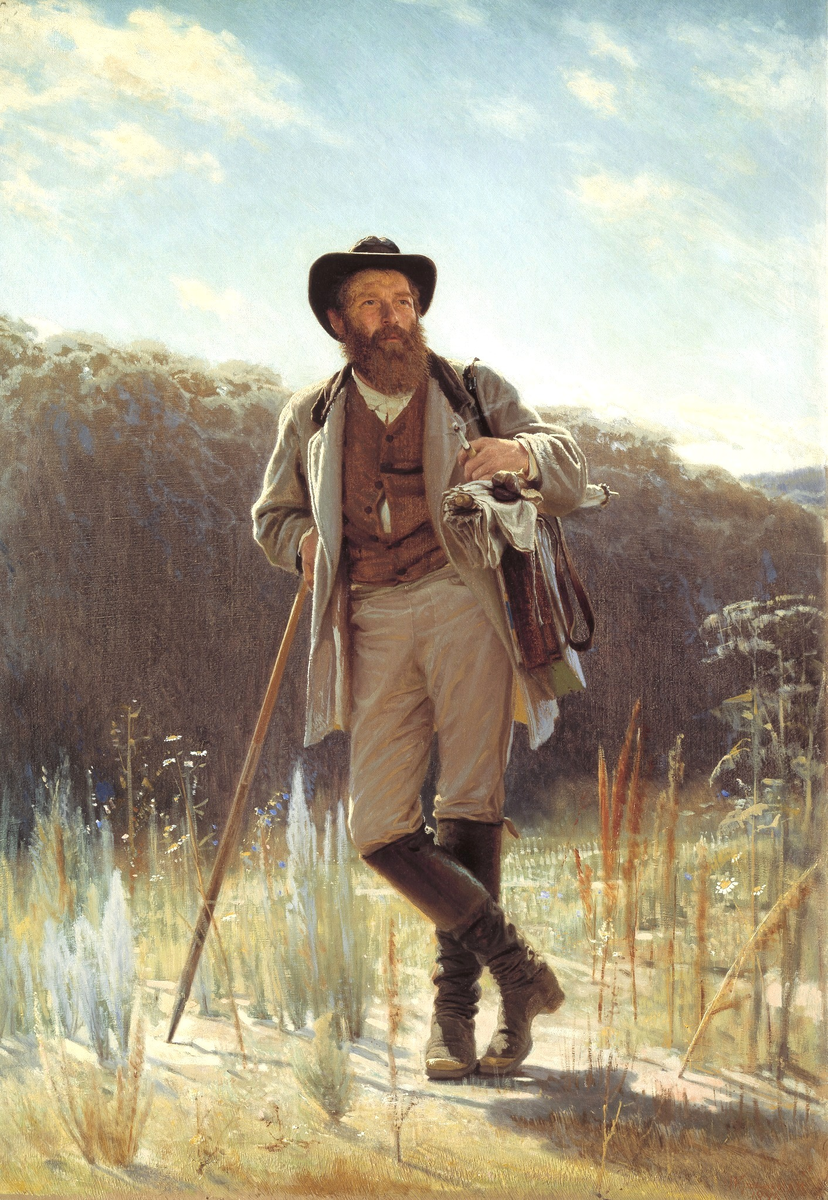 И. Н. Крамской. Портрет Шишкина. 1873. 