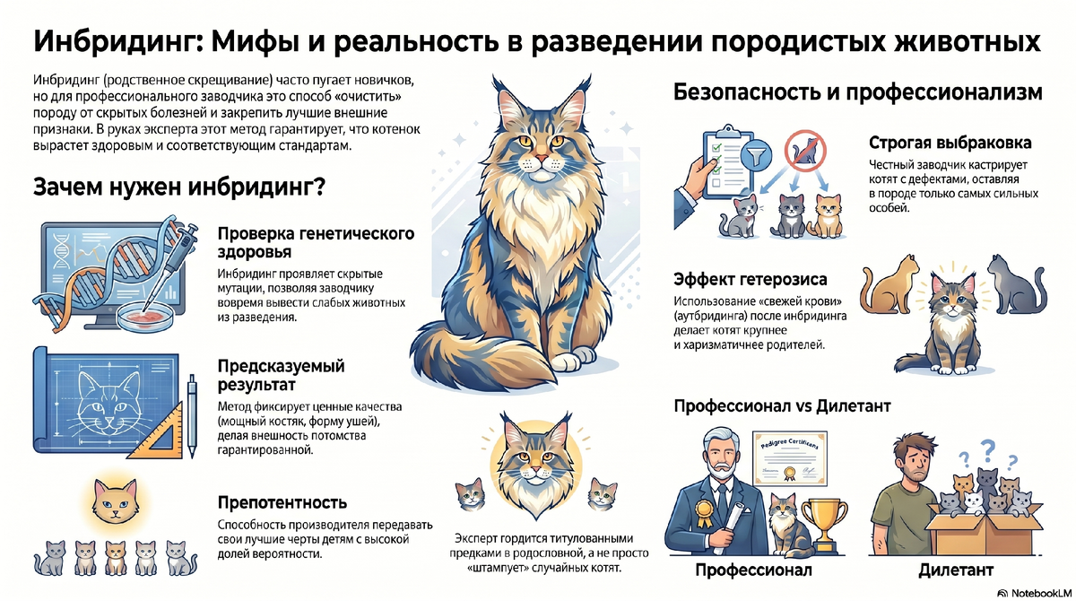 Инбридинг у мейн-кунов