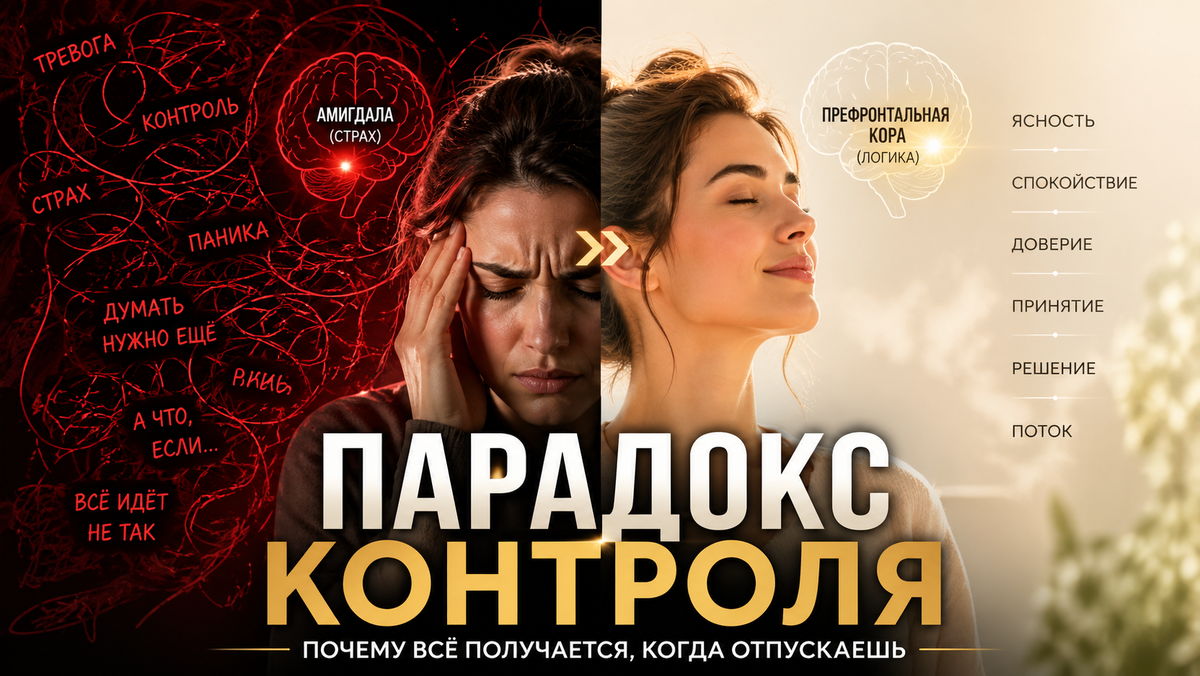 Почему всё налаживается, стоит только искренне отпустить ситуацию?