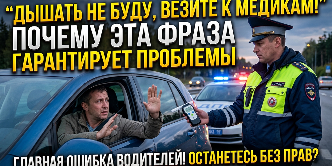 ​"Дышать не буду, везите к медикам!": почему эта фраза гарантирует вам проблемы