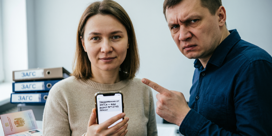 Супруги развелись после десяти лет брака. Муж требует вернуть девичью фамилию, грозит судом
