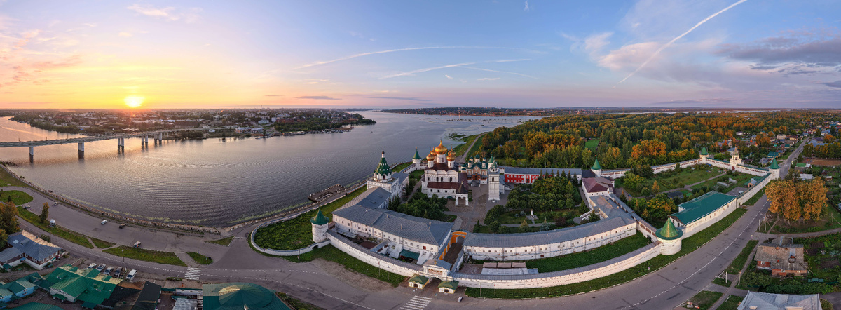 Панорама города Костромы