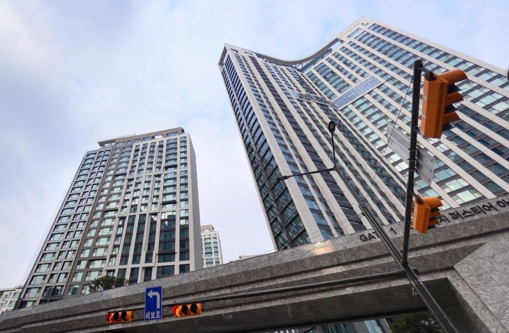 The H Firstier I-Park в Гэпхо-донге, южная часть Сеула (Скриншот с Naver Map)