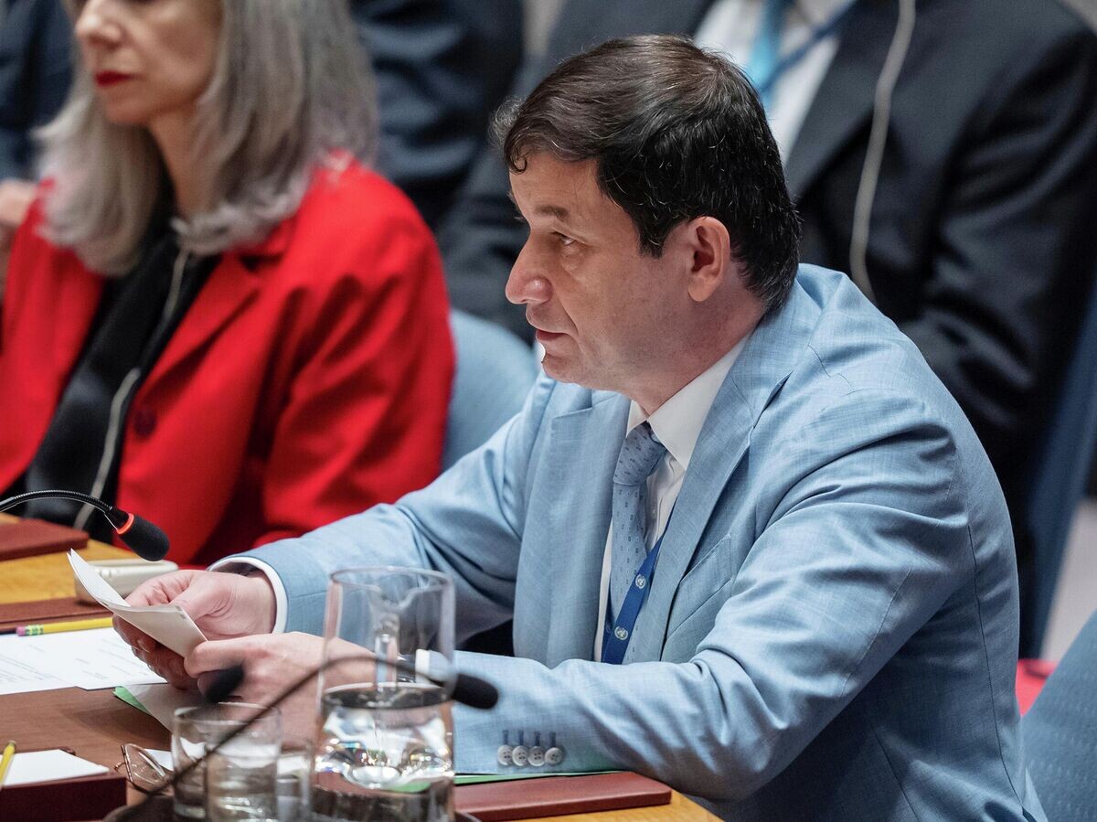    Первый заместитель постпреда РФ при ООН Дмитрий Полянский на заседании Совбеза ООН | © AP Photo / Yuki Iwamura