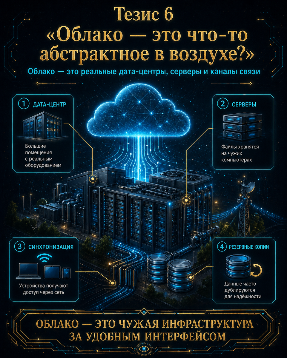 “Облако” — это просто инфраструктура, которую спрятали за удобным интерфейсом