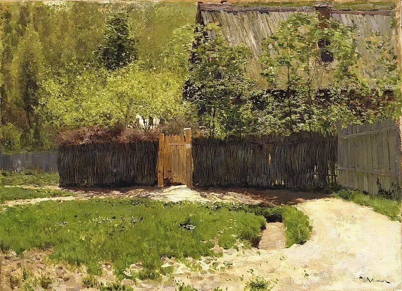 Первая зелень. Май. Художник Исаак Левитан.