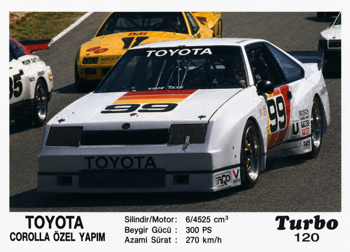 Вкладыш №120 — AAR Toyota Celica, восстановленное изображение