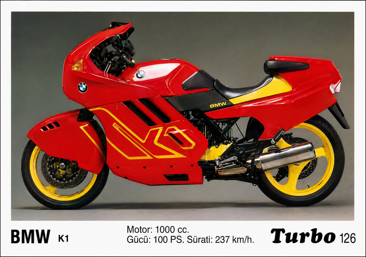 Вкладыш №126 — BMW K1, восстановленное изображение