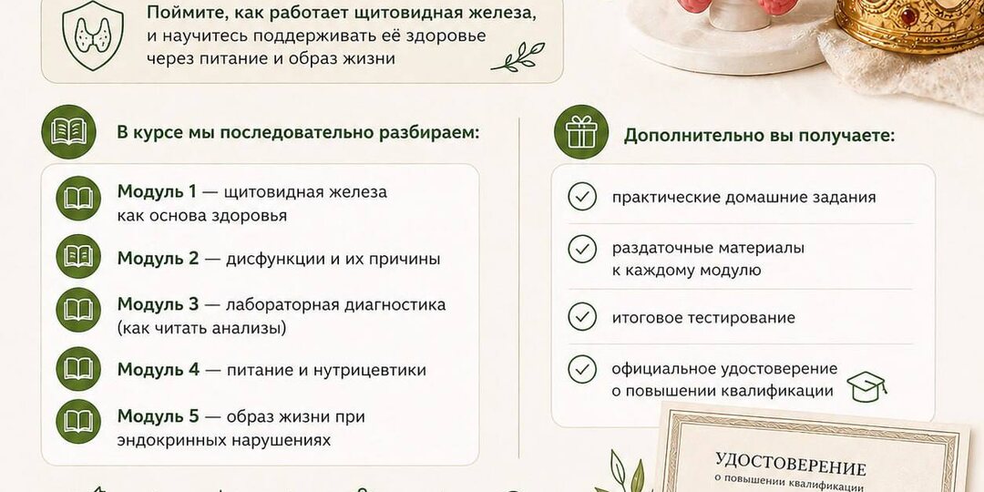 🔥 Щитовидная железа и дефициты, о которых не говорят