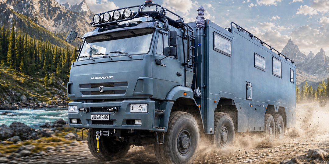 Автодом на базе КАМАЗ 8х8 / комфортный передвижной офис!