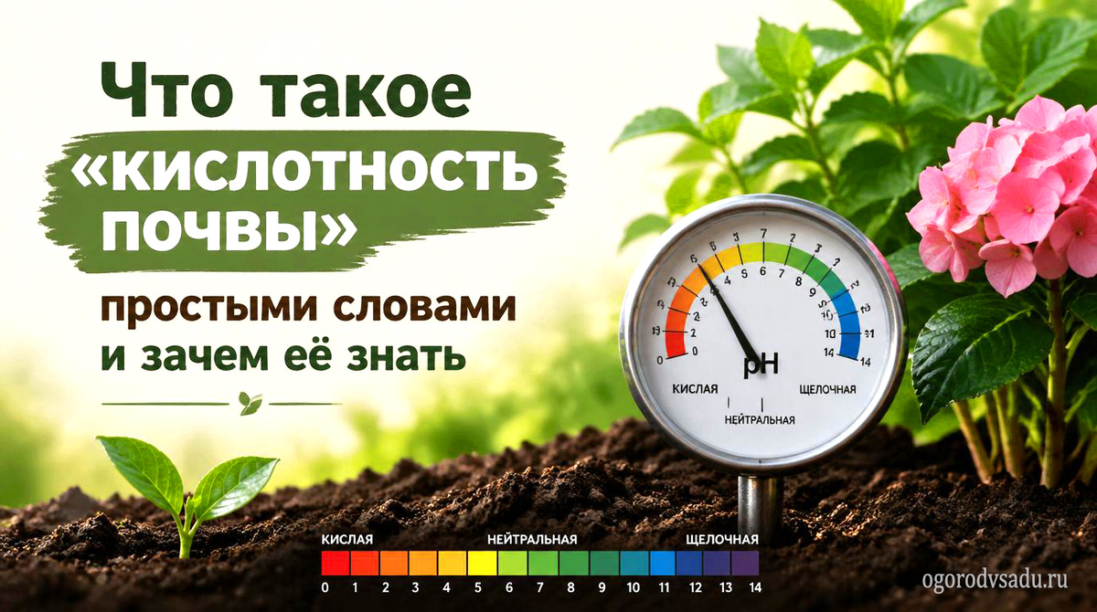 огород в саду