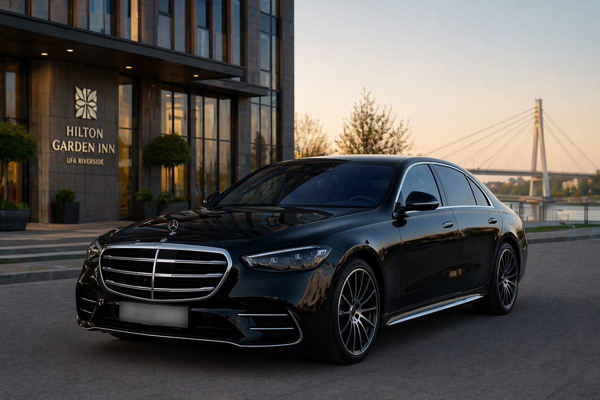 Арендова Mercedes S-class W223 с водителем в Уфе на форум