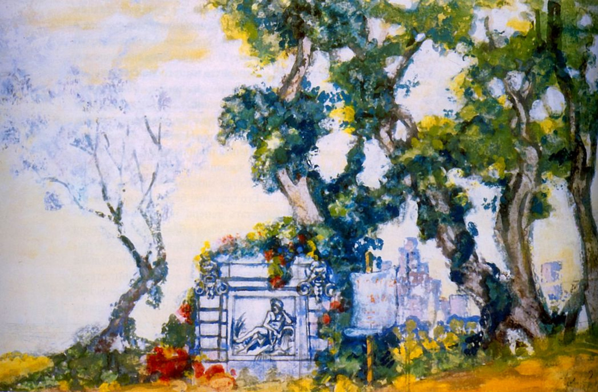 Анатолий Арапов. Декоративное панно. 1913