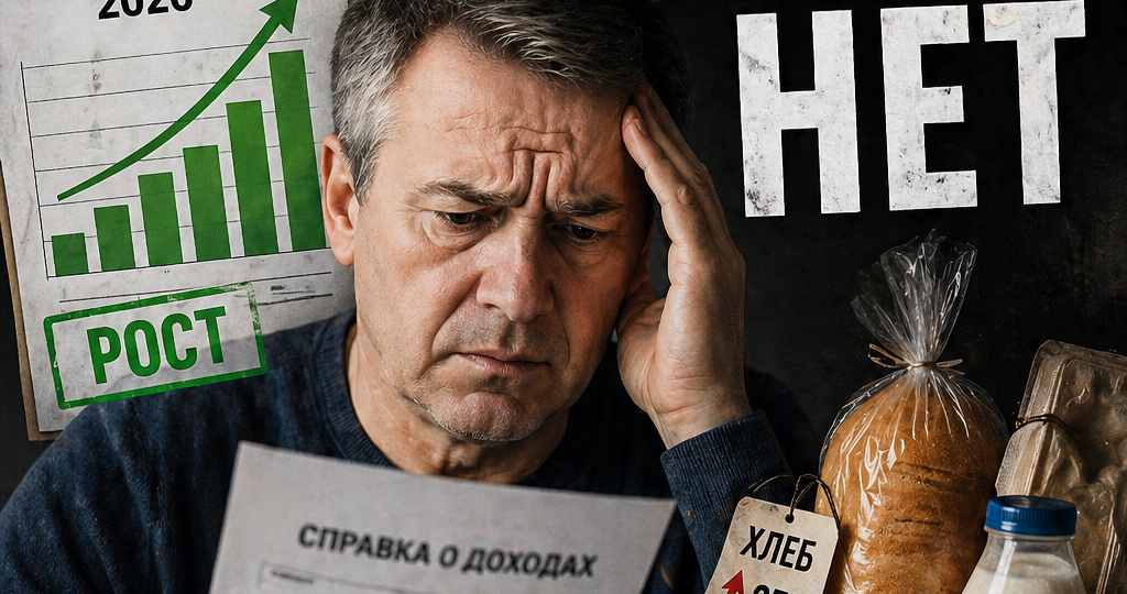 По бумагам в 2026 году доходы выросли. По жизни — НЕТ