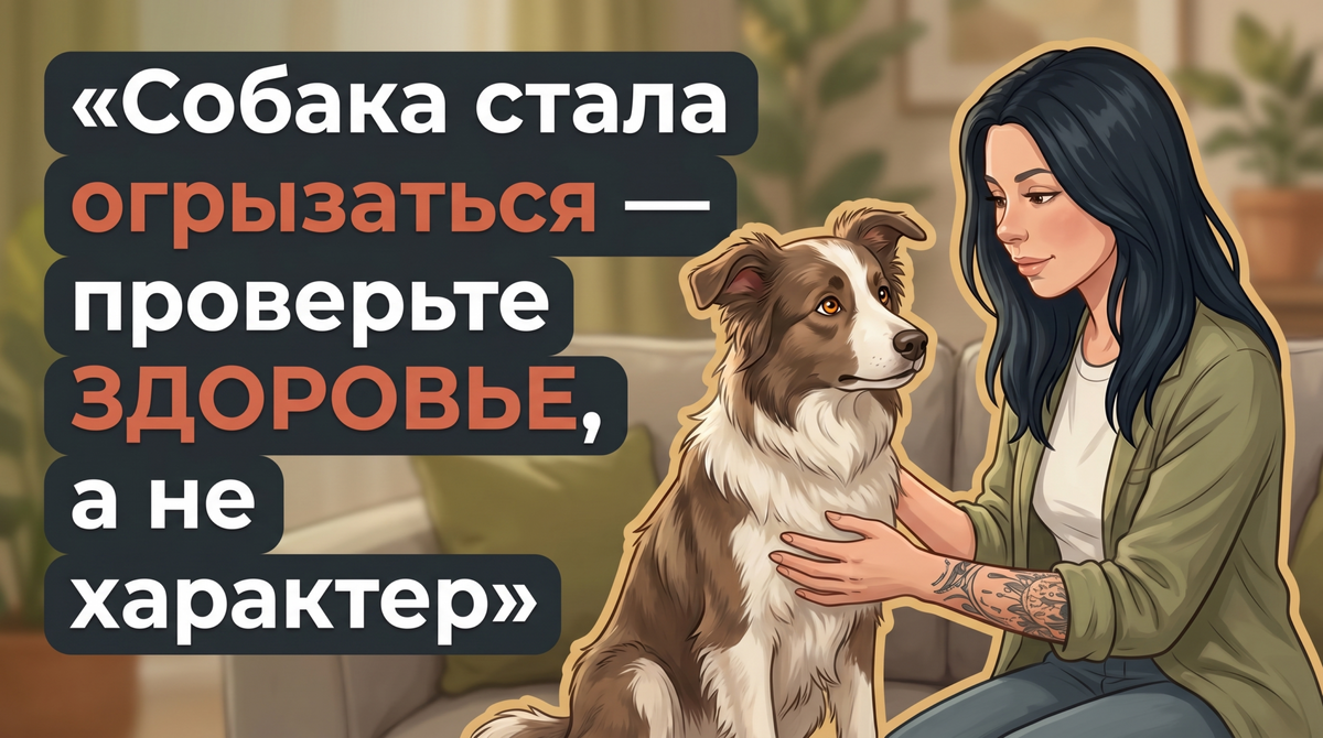    Обложка о том, как распознать боль за агрессией и помочь собаке. Анна Марковская