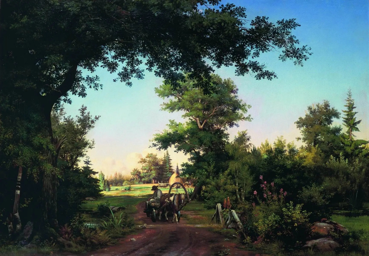 «Вид в окрестностях Санкт-Петербурга», 1856 г.