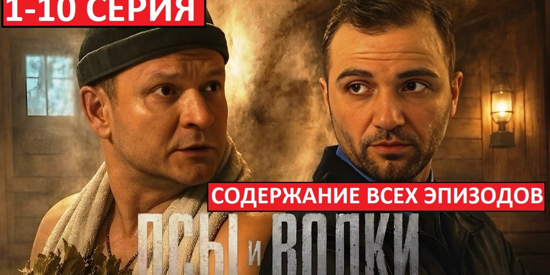 Сериал Псы и Волки на НТВ. Содержание всех 10 серий. Чем закончится сериал?