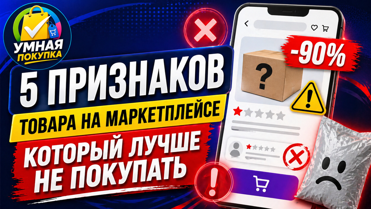 5 признаков товара на маркетплейсе, который лучше не покупать