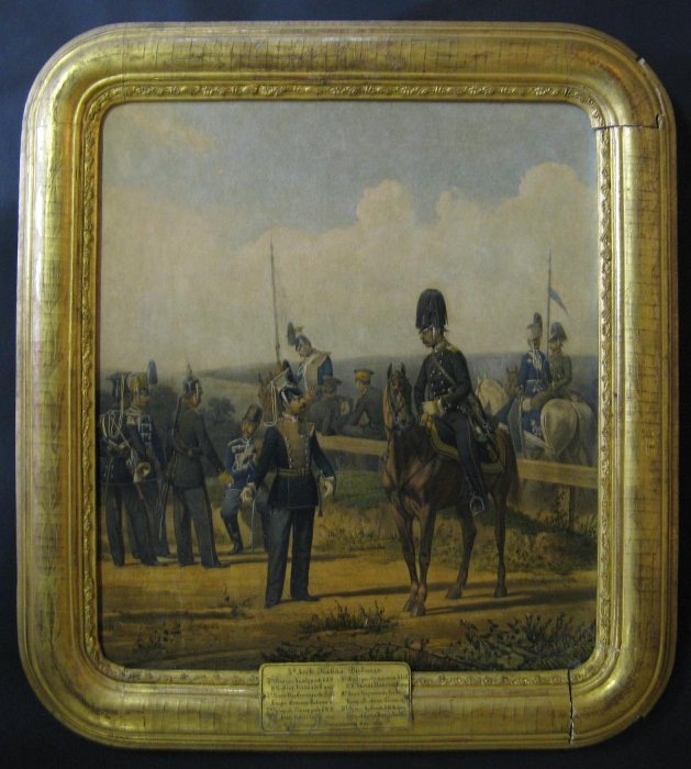 4 легкая кавалерийская дивизия. Литография. Смирнов. 1859 г. 7-й драгунский Кинбурнский полк. 7-й уланский Ольвиопольский полк. 7-й гусарский Белорусский полк. 8-й драгунский Астраханский полк. 8-й уланский Вознесенский полк. 8-й гусарский Лубенский полк. Источник: Государственный исторический музей. Ссылка: https://catalog.shm.ru/entity/OBJECT/2193801?query=8-й%20драгунский%20Астраханский%20полк&index=3 Для справки: 25.03.1864 — 8-й драгунский Астраханский Его Императорского Высочества Великого Князя Николая Николаевича Старшего полк. Ссылка: https://antologifo.narod.ru/pages/list/histore/istAstDr.htm Для справки: Пётр Степанович Смирнов (около 1823 - после 1865) – мастер литографированного портрета середины XIX века. Ссылка: https://lazar.hayazg.info/Смирнов_Петр_Степанович