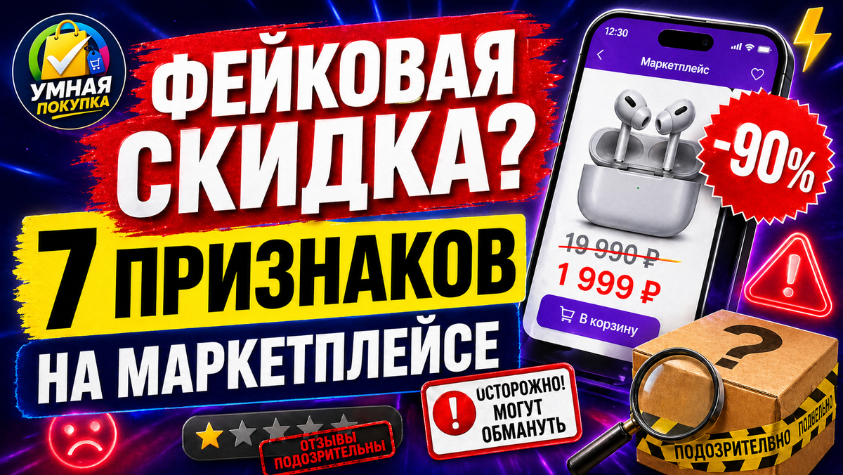 Как понять, что скидка на маркетплейсе фейковая: 7 простых признаков