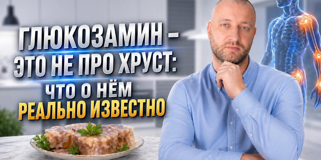 Глюкозамин — это не про хруст: что о нём реально известно