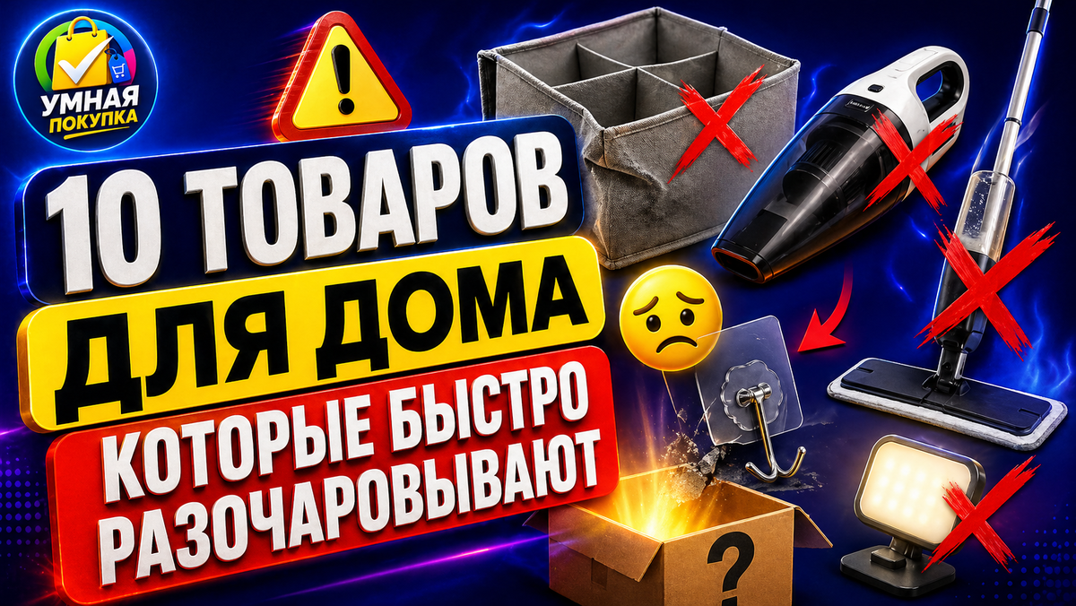 10 товаров для дома, которые часто выглядят полезными, но быстро разочаровывают