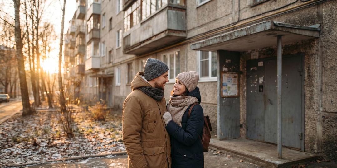 Она жила на 5 этаже, он — на 3-м. 25 лет они были чужими, пока не встретились на работе