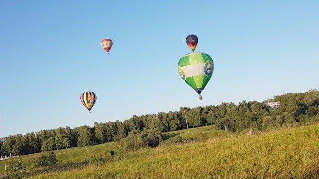 Благодарность Денису Овсянникову и Наталье за полёт на шаре. Фото из корзины. Лена Воронова